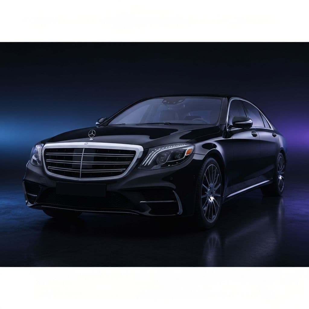 Mercedes-Benz S-Class available for crypto rental at Coinclave